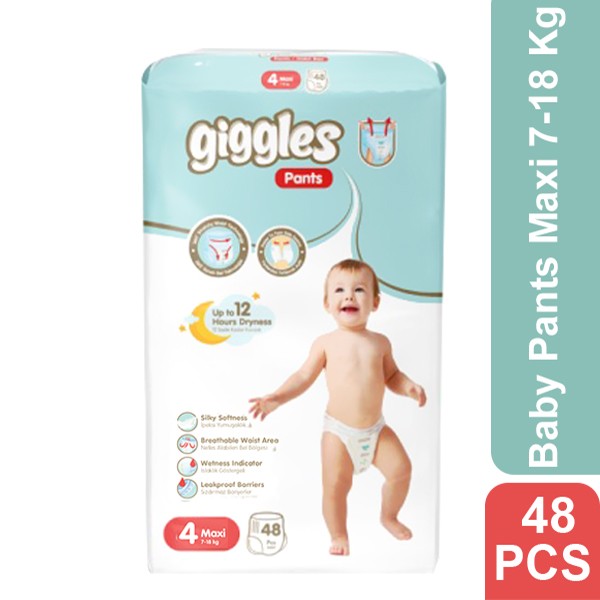 Giggles Baby Pants 4 Maxi 7-18 Kg 48 Pcs