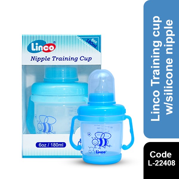 Linco Training cup with silicone nipple L-22408