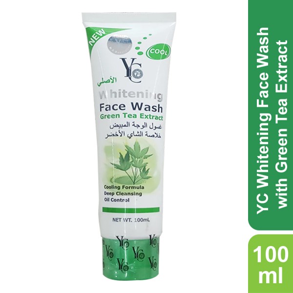 YC Whitening Face Wash with Green Tea Extract 100ml
