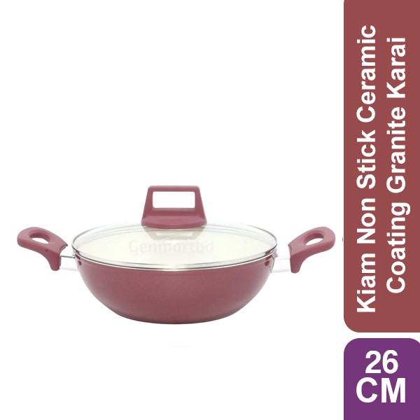 Kiam Non Stick Ceramic Coating Granite Karai 26 cm IB
