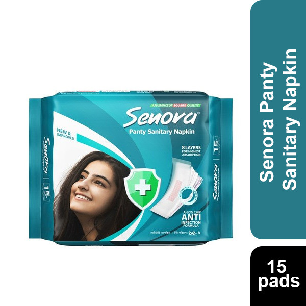 Senora Panty Sanitary Napkin 15 pads