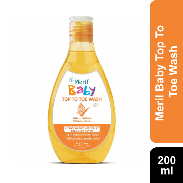 Meril Baby Top To Toe Wash 200 ml