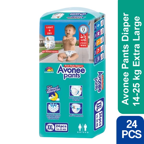 Avonee Baby Pants XXL (14-25 kg) 24 Pcs