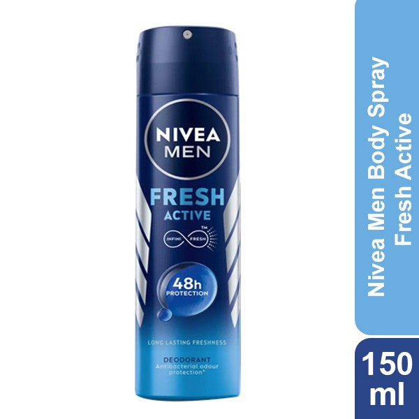 Nivea Men Body Spray Fresh Active 150ml