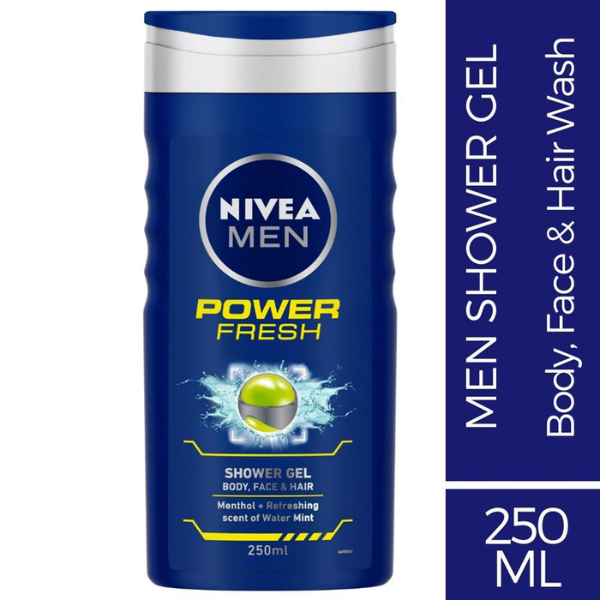 NIVEA MEN Shower Gel Power Fresh 250ml
