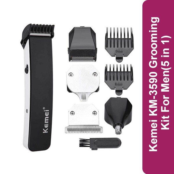 Kemei KM-3590 Grooming Kit For Men(5 in 1)