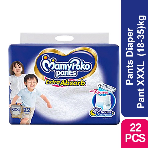 MamyPoko Pants XXXL (18–35 kg) 22 Pcs