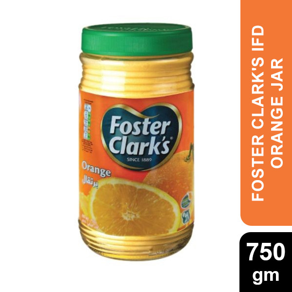 Foster Clark's IFD 750g Orange Jar