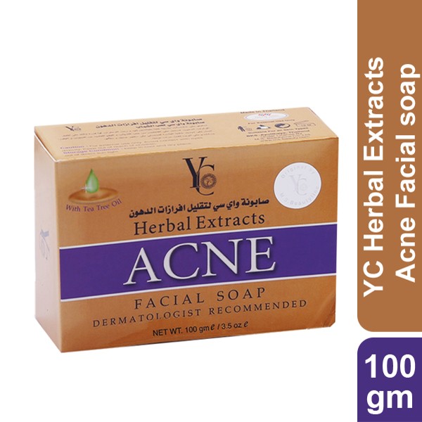 YC Herbal Extracts Acne Facial Soap 100 gm
