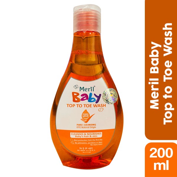 Meril Baby Top to Toe Wash 200ml