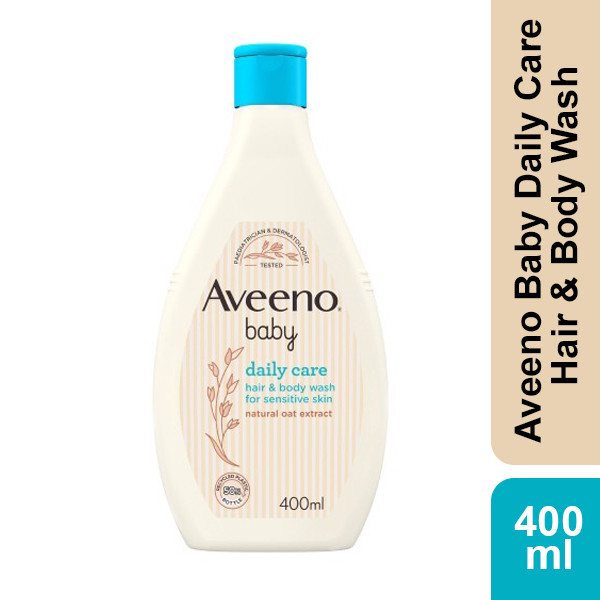 Aveeno Baby Daily Care Hair & Body Wash for Sensitive Skin with Natural Oat Extract 400 ml