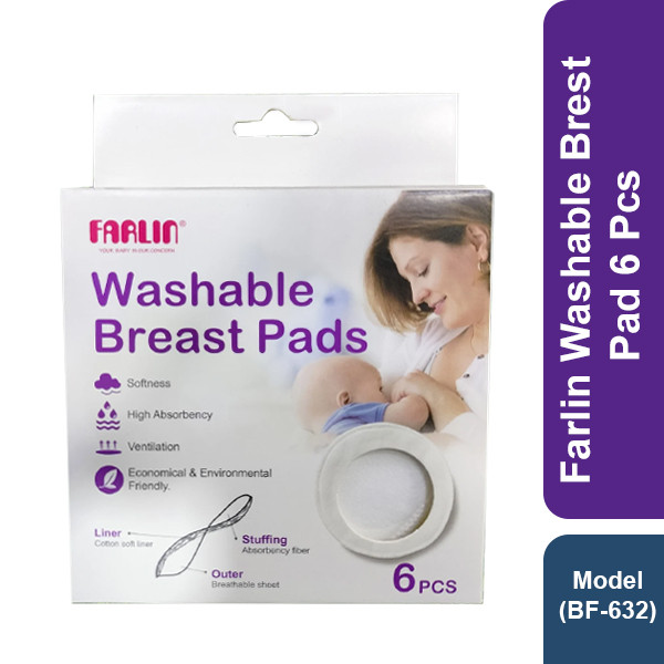 Farlin Washable Brest Pad 6 Pcs(BF-632)