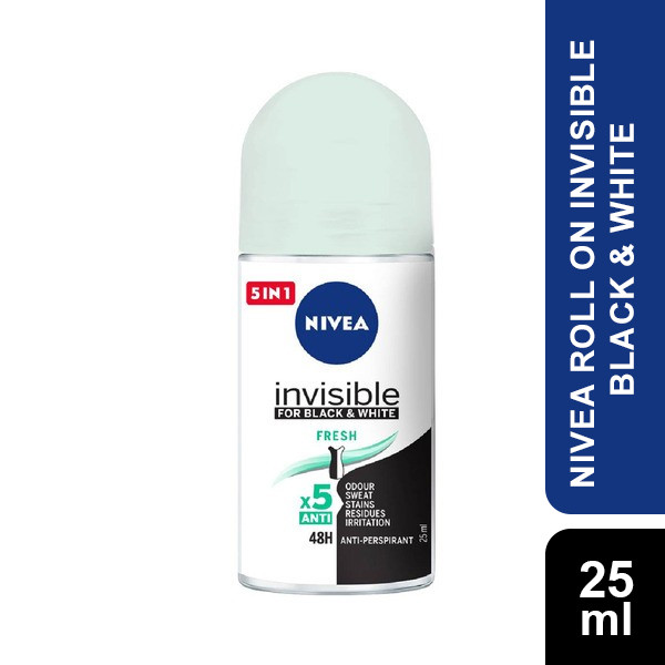 Nivea Roll On Invisible Black & White 25ml
