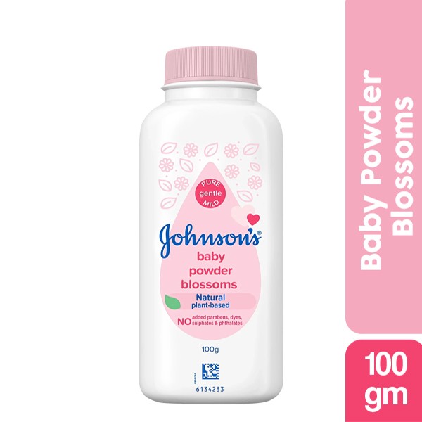 Johnson's Baby Powder Blossom Natural Plant Based 100 gm