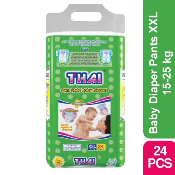 Thai Baby Diaper Pants XXL 15-25 kg 24 Pcs